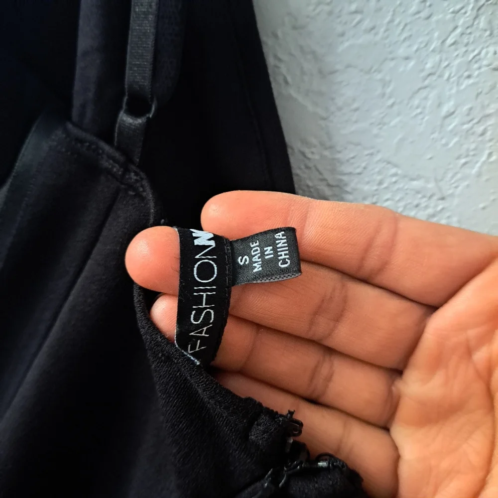 Embellished Fashion Nova Black dress - Picture 2 of 6